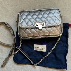 Aspinal of London Zip Top Lottie in Gold